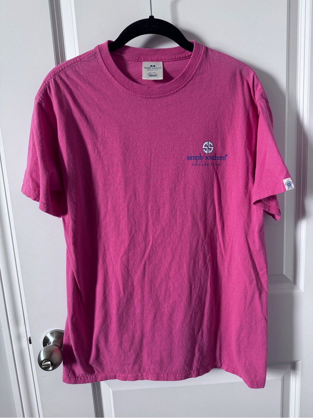 Simply Southern Pink Tee Dog in Truck-Medium